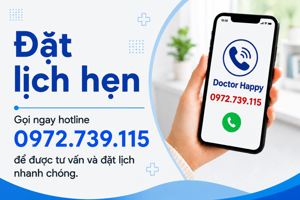 Đặt lịch khám qua Hotline