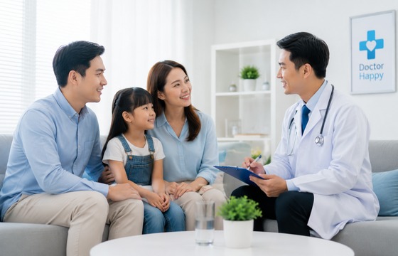 Bác sĩ gia đình Doctor Happy tư vấn sức khỏe cho gia đình tại nhà